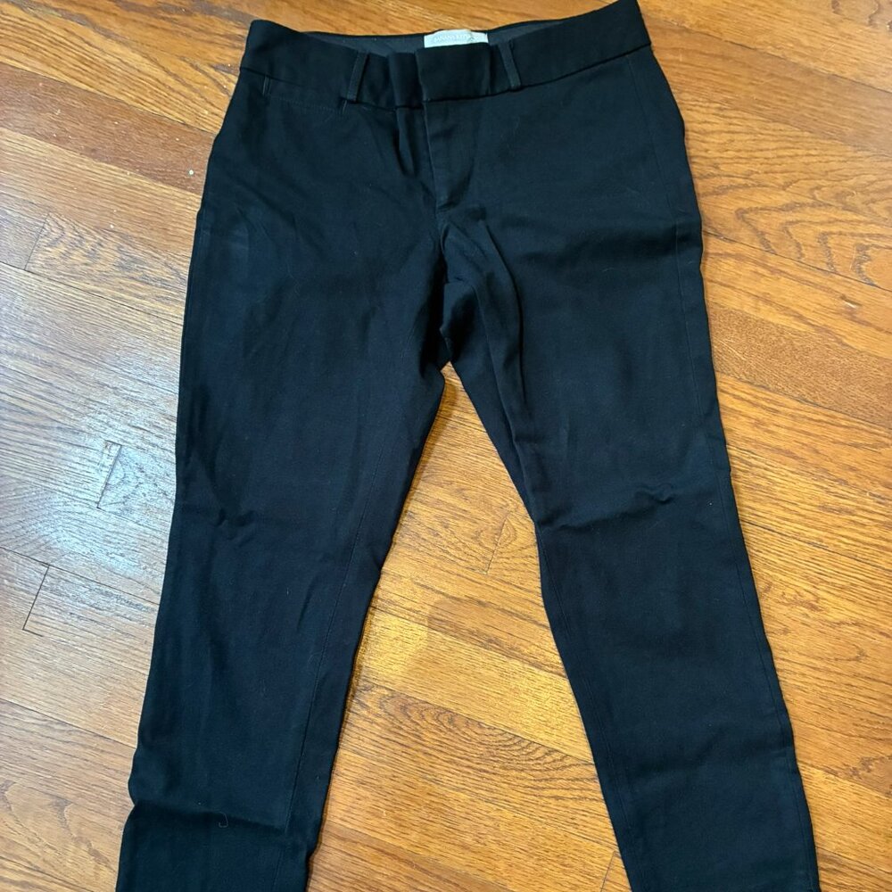 Banana Republic Petite Sloan Fit Capri Pants, Black, Size 2